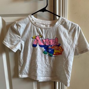 angel t shirt shein